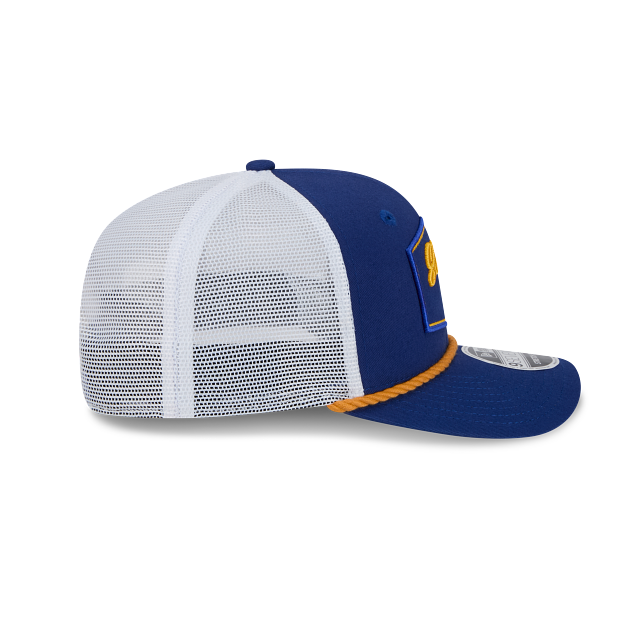 St. Louis Blues NHL New Era Men Royal 9Seventy Cord Snapback Hat product image 6, provided for visual reference and product