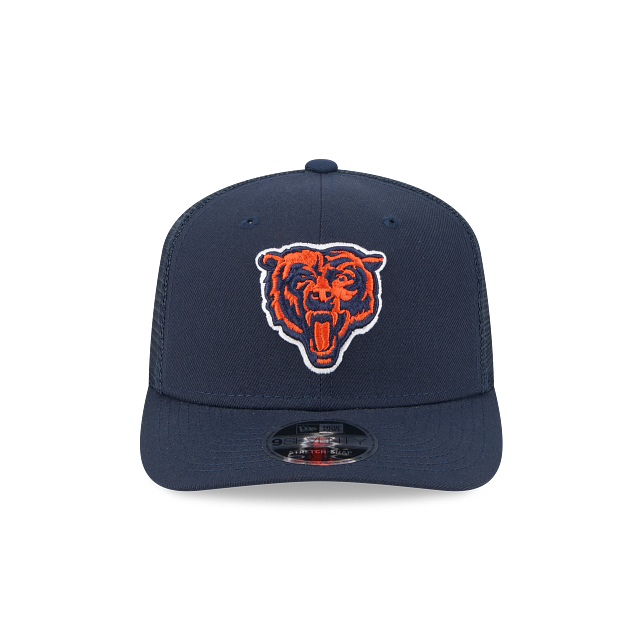 Chicago Bears NFL New Era Men Navy 9Seventy Stretch Trucker Snapback product image 4, provided for visual reference and