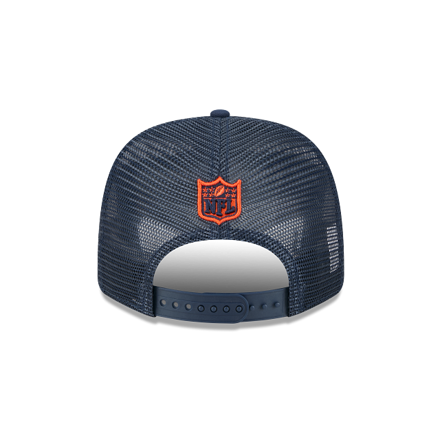 Chicago Bears NFL New Era Men Navy 9Seventy Stretch Trucker Snapback product image 2, provided for visual reference and