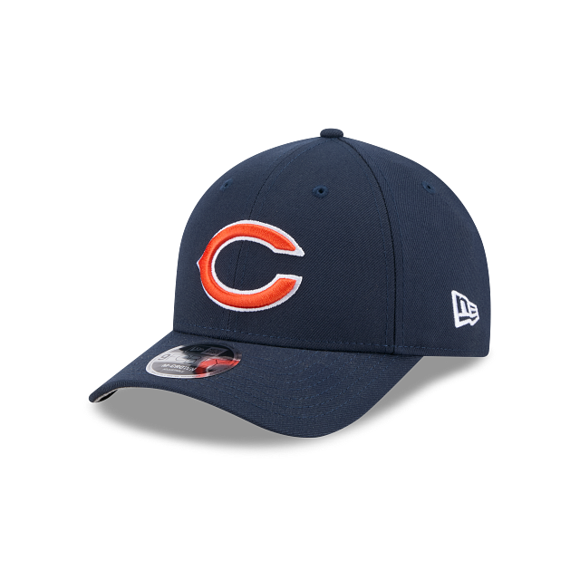 Chicago Bears NFL New Era Men Navy 9FORTY M-Crown Snapback Team Hat product image 1, provided for visual reference and
