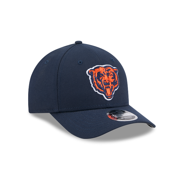 Chicago Bears NFL New Era Men Navy 9FORTY M-Crown Snapback Alternate Team Hat product image 4, provided for visual reference