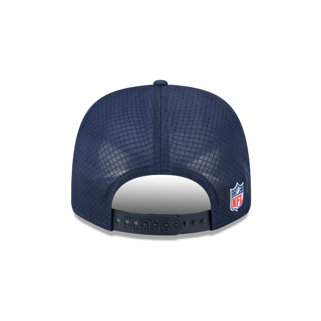 New England Patriots NFL New Era Men Oceanside Blue 9Seventy 2025 Sideline Hot Weather Trucker Snapback product image 9,