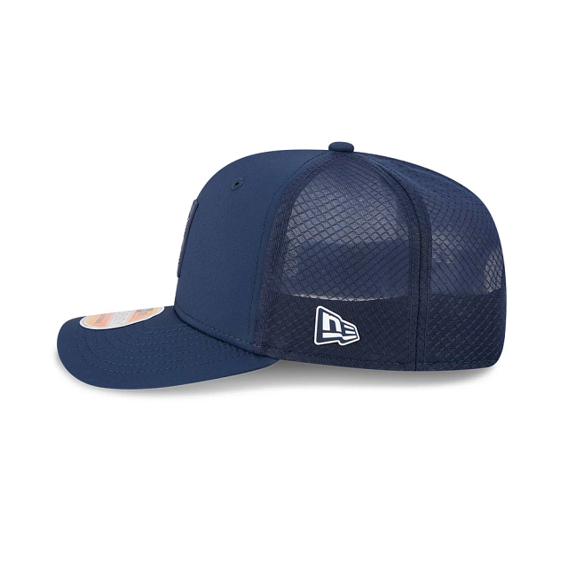 New England Patriots NFL New Era Men Oceanside Blue 9Seventy 2025 Sideline Hot Weather Trucker Snapback product image 5,