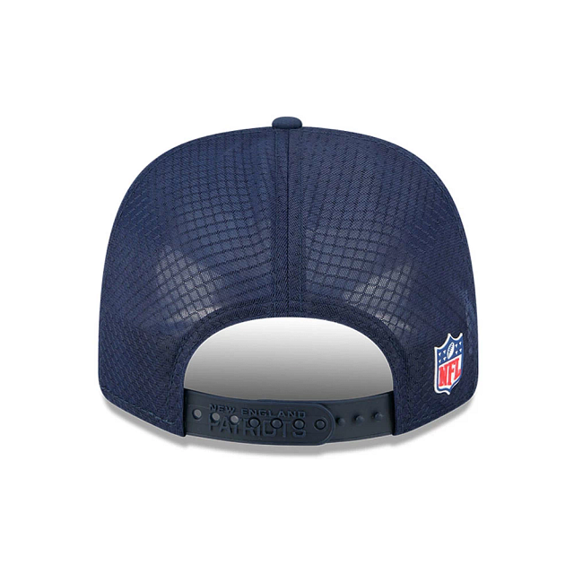 New England Patriots NFL New Era Men Oceanside Blue 9Seventy 2025 Sideline Hot Weather Trucker Snapback product image 2,