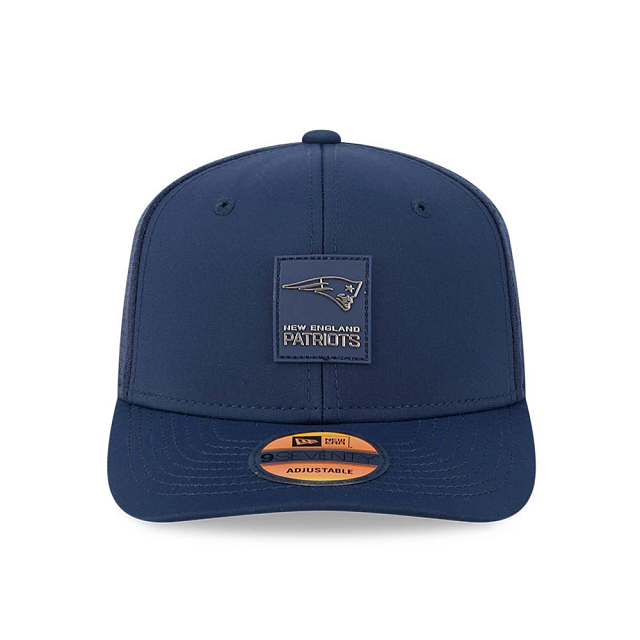 New England Patriots NFL New Era Men Oceanside Blue 9Seventy 2025 Sideline Hot Weather Trucker Snapback product image 7,