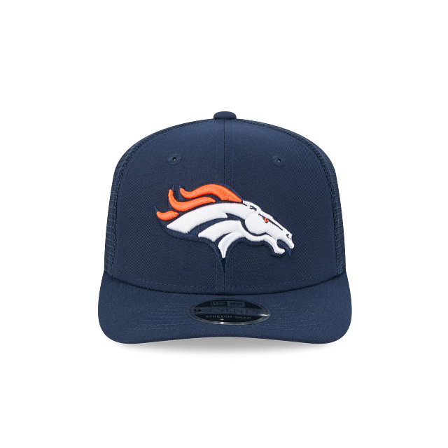 Denver Broncos NFL New Era Men Navy 9Seventy Stretch Trucker Snapback product image 7, provided for visual reference and