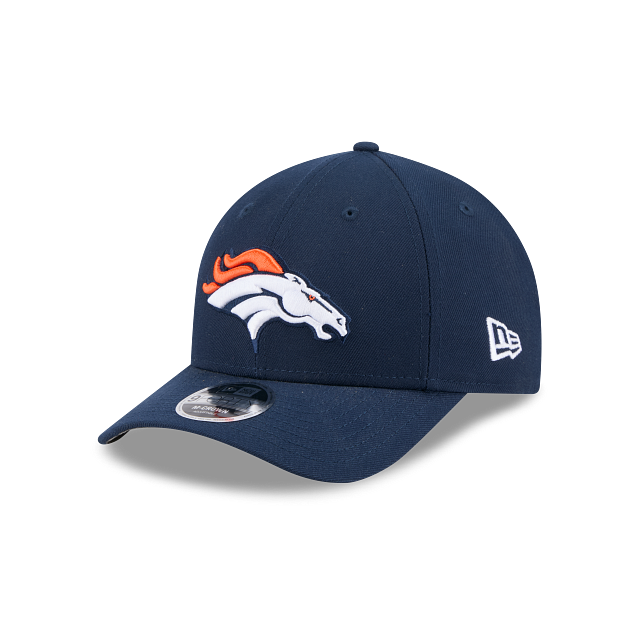 Denver Broncos NFL New Era Men Navy 9FORTY M-Crown Snapback Team Hat product image 1, provided for visual reference and
