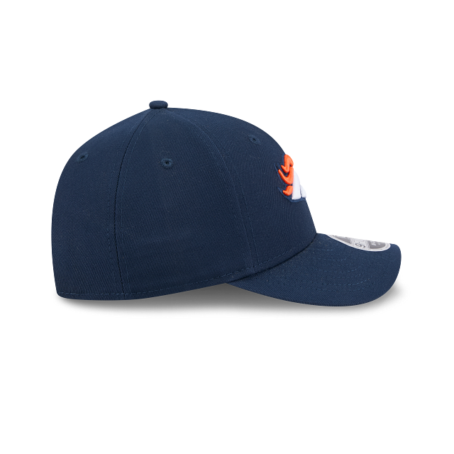 Denver Broncos NFL New Era Men Navy 9FORTY M-Crown Snapback Team Hat product image 6, provided for visual reference and