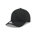 Denver Broncos NFL New Era Men Black on Black 9FORTY M-Crown Adjustable A-Frame Hat product image 1, provided for visual