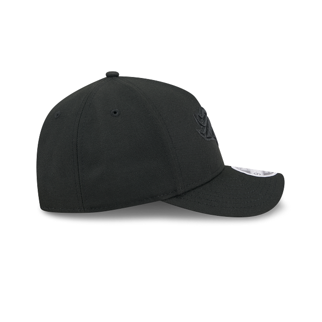 Denver Broncos NFL New Era Men Black on Black 9FORTY M-Crown Adjustable A-Frame Hat product image 6, provided for visual