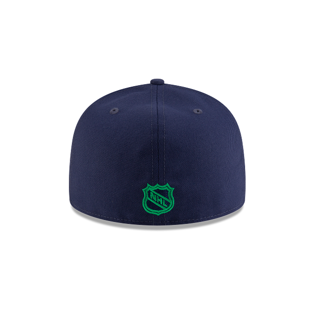 Hartford Whalers NHL New Era Men Navy Vintage Collection 59Fifty Basic Fitted Hat product image 2, provided for visual