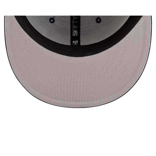 Hartford Whalers NHL New Era Men Navy Vintage Collection 59Fifty Basic Fitted Hat product image 3, provided for visual