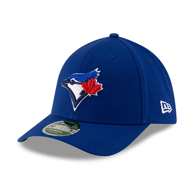 Toronto Blue Jays MLB New Era Men Royal 39Thirty M-Crown Player Replica Stretch Fit Hat product image 1, provided for visual