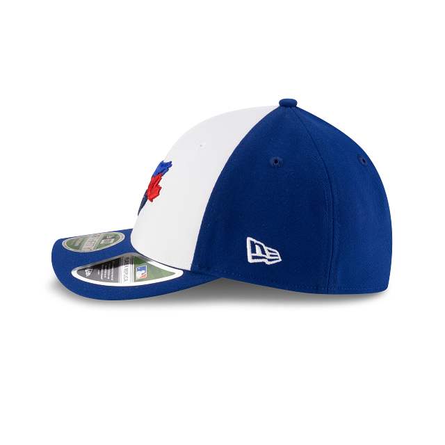 Toronto Blue Jays MLB New Era Men White/Royal 39Thirty M-Crown 50th Anniversary Player Replica Stretch Fit Hat product image