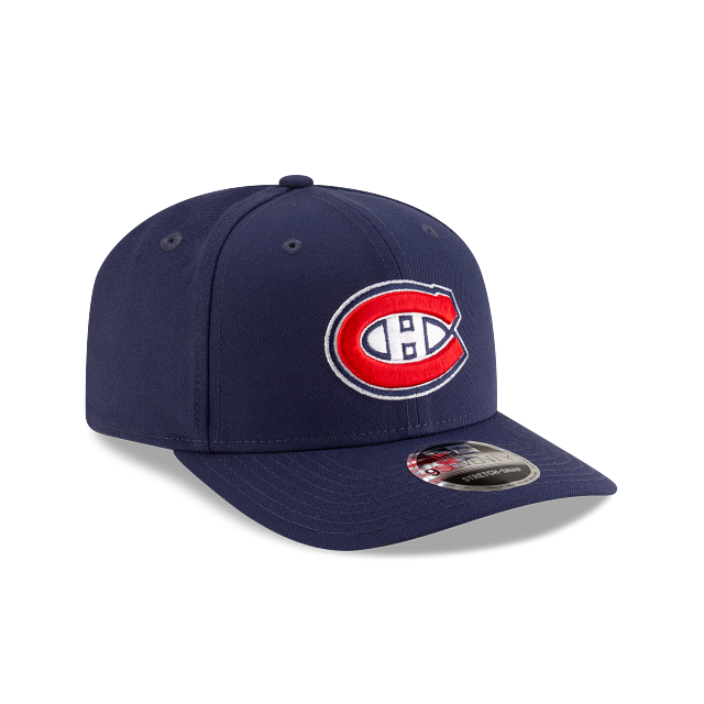 Montreal Canadiens NHL New Era Men Navy 9Seventy Team Color Stretch Snapback Hat product image 4, provided for visual