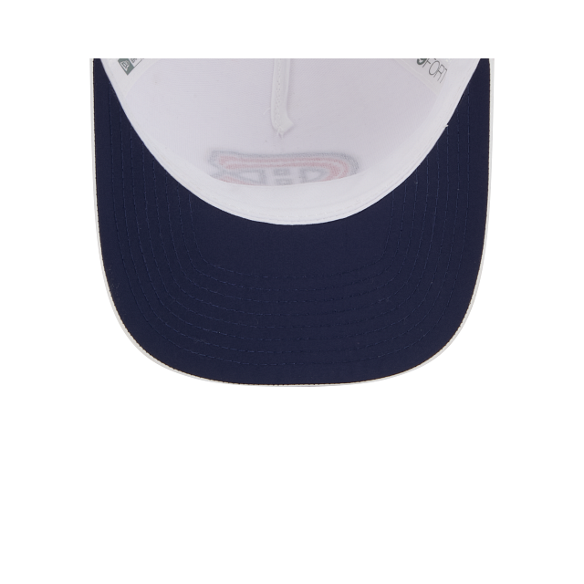 Montreal Canadiens NHL New Era Men White 9FORTY M-Crown Tape Hat product image 6, provided for visual reference and product