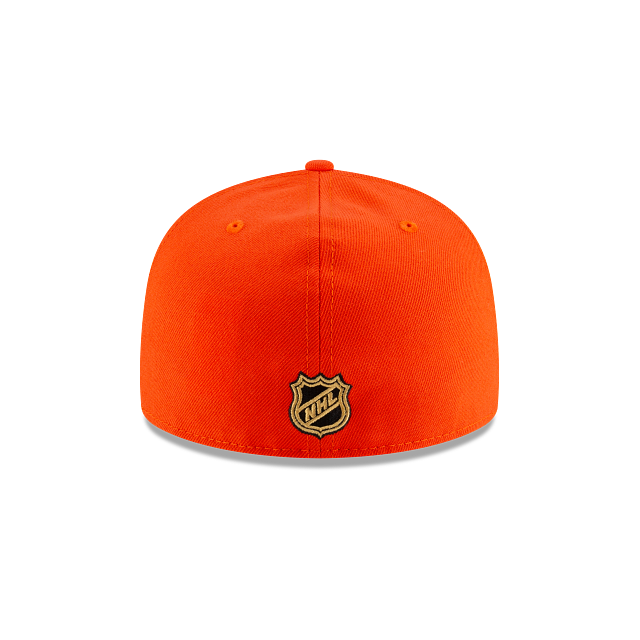 Anaheim Ducks NHL New Era Men Orange 59Fifty OTC Core Fitted Hat product image 2, provided for visual reference and product