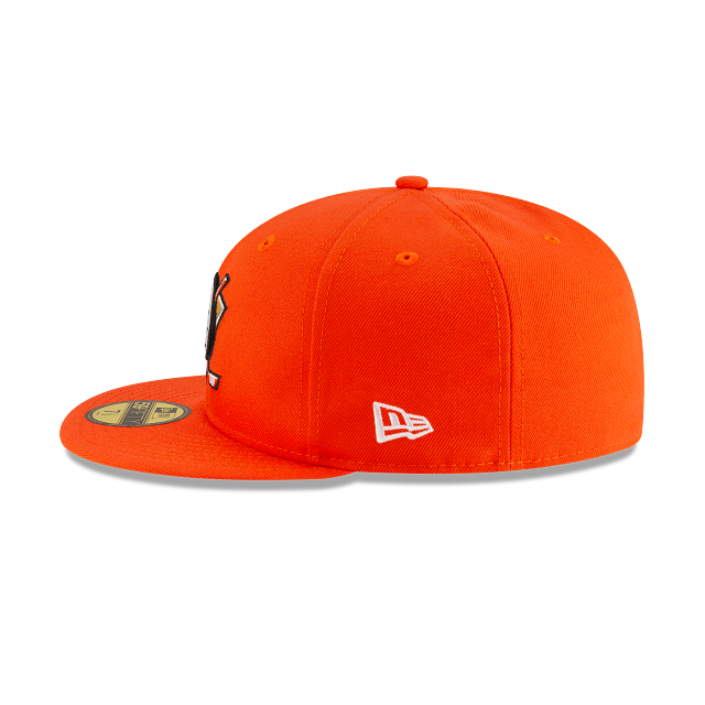 Anaheim Ducks NHL New Era Men Orange 59Fifty OTC Core Fitted Hat product image 5, provided for visual reference and product