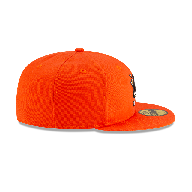 Anaheim Ducks NHL New Era Men Orange 59Fifty OTC Core Fitted Hat product image 6, provided for visual reference and product