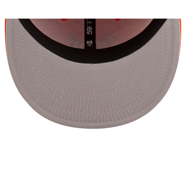 Anaheim Ducks NHL New Era Men Orange 59Fifty OTC Core Fitted Hat product image 7, provided for visual reference and product