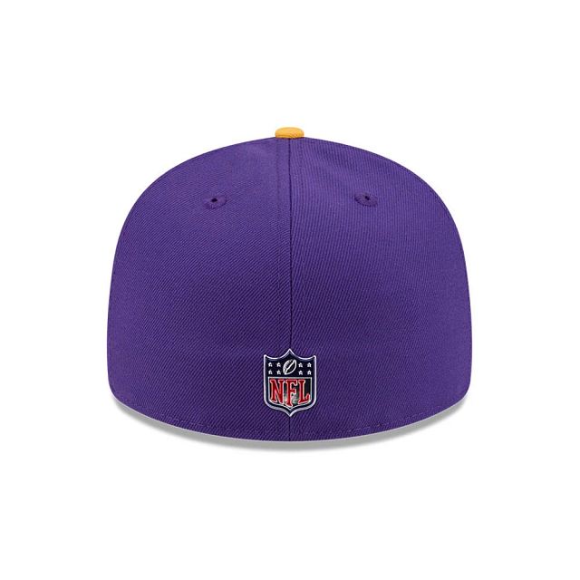 Minnesota Vikings NFL New Era Men Purple 59Fifty 2026 Draft Fitted Hat product image 2, provided for visual reference and