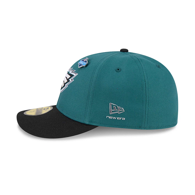 Philadelphia Eagles NFL New Era Men Green 59Fifty Pre-Curved 2026 Draft Fitted Hat product image 6, provided for visual