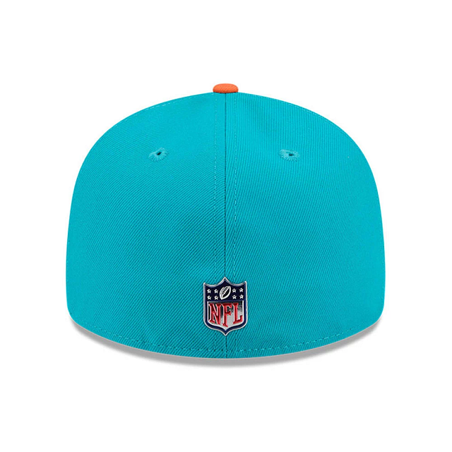 Miami Dolphins NFL New Era Men Aqua 59Fifty Pre-Curved 2026 Draft Fitted Hat product image 6, provided for visual reference