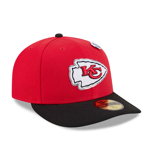 Kansas City Chiefs NFL New Era Men Red 59Fifty Pre-Curved 2026 Draft Fitted Hat product image 7, provided for visual