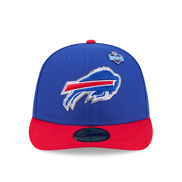 Buffalo Bills NFL New Era Men Royal 59Fifty Pre-Curved 2026 Draft Fitted Hat product image 6, provided for visual reference