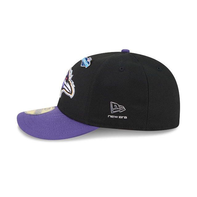 Baltimore Ravens NFL New Era Men Black 59Fifty Pre-Curved 2026 Draft Fitted Hat product image 4, provided for visual