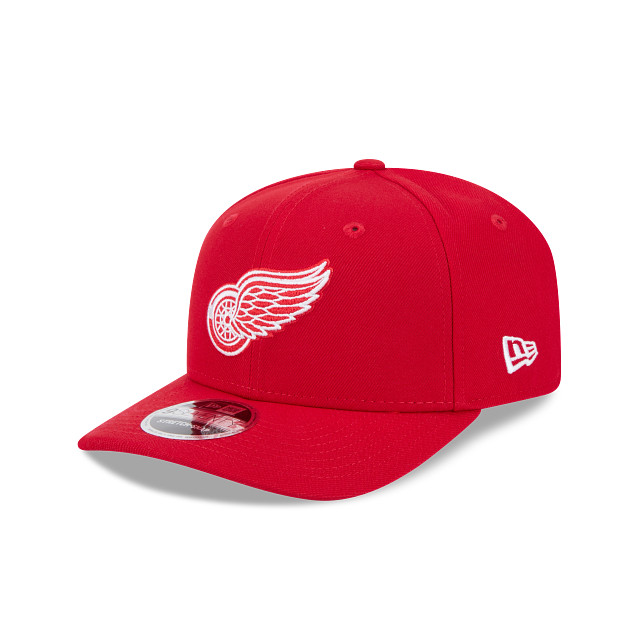 Detroit Red Wings NHL New Era Men Red 9Seventy Team Color Stretch Snapback Hat product image 1, provided for visual