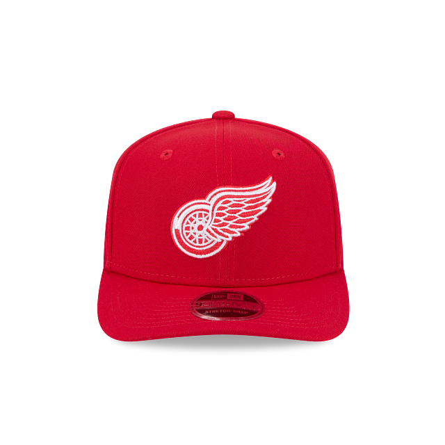 Detroit Red Wings NHL New Era Men Red 9Seventy Team Color Stretch Snapback Hat product image 3, provided for visual
