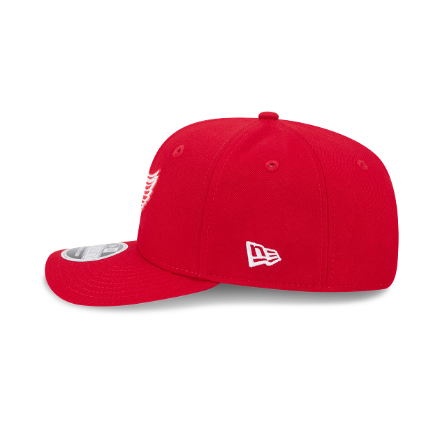 Detroit Red Wings NHL New Era Men Red 9Seventy Team Color Stretch Snapback Hat product image 5, provided for visual