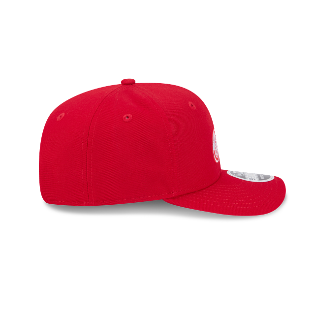 Detroit Red Wings NHL New Era Men Red 9Seventy Team Color Stretch Snapback Hat product image 6, provided for visual