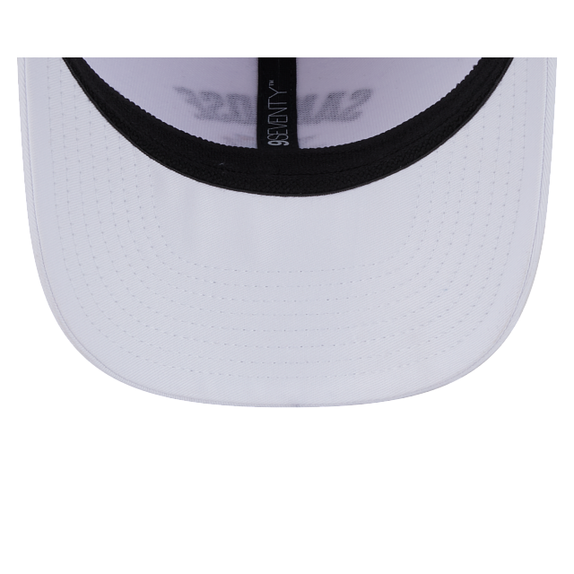San Jose Sharks NHL New Era Men White 9Seventy Snapback Hat product image 7, provided for visual reference and product