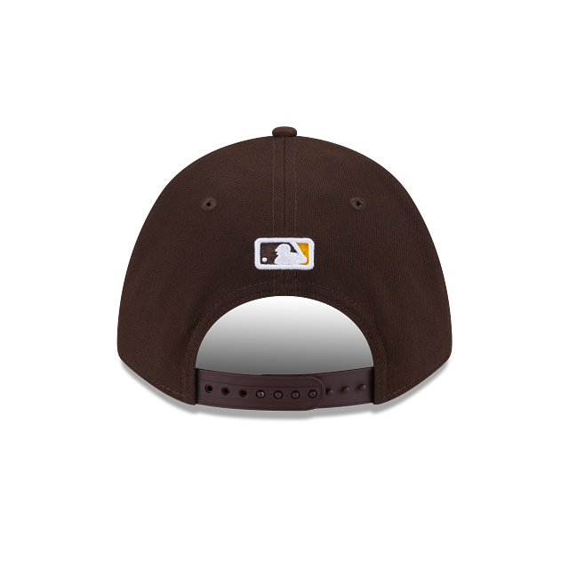 San Diego Padres MLB New Era Men Brown 9Forty M-Crown Player Replica Snapback product image 2, provided for visual reference