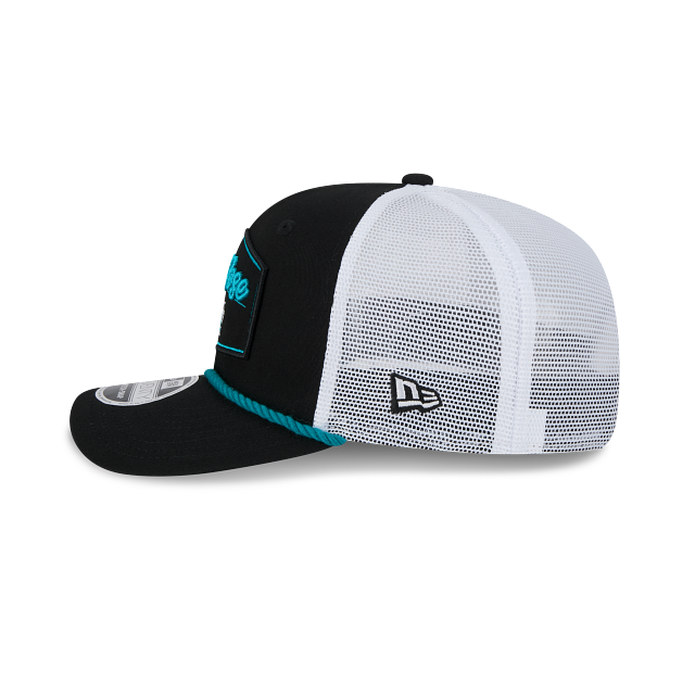 San Jose Sharks NHL New Era Men Black 9Seventy Cord Snapback Hat product image 5, provided for visual reference and product