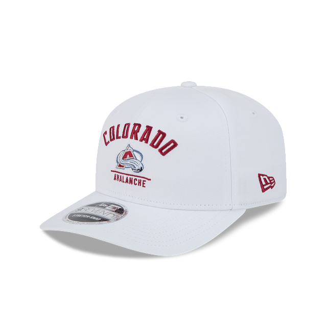 Colorado Avalanche NHL New Era Men White 9Seventy Snapback Hat product image 1, provided for visual reference and product