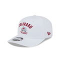 Colorado Avalanche NHL New Era Men White 9Seventy Snapback Hat product image 1, provided for visual reference and product
