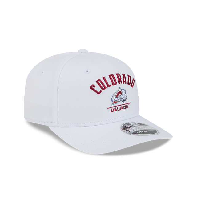 Colorado Avalanche NHL New Era Men White 9Seventy Snapback Hat product image 5, provided for visual reference and product