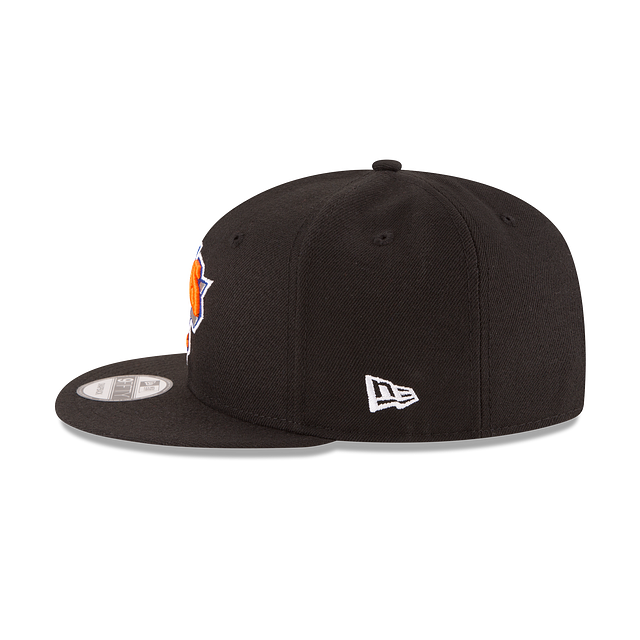 New York Knicks NBA New Era Men Black 9Fifty Basic Snapback product image 5, provided for visual reference and product