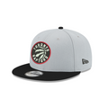 Toronto Raptors NBA New Era Youth Grey/Black 9Fifty Two Tone Snapback product image 1, provided for visual reference and