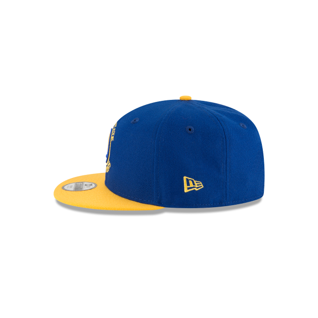 Golden State Warriors NBA New Era Youth Royal/Yellow 9Fifty Two Tone Snapback product image 5, provided for visual reference