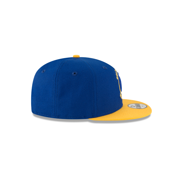 Golden State Warriors NBA New Era Youth Royal/Yellow 9Fifty Two Tone Snapback product image 6, provided for visual reference