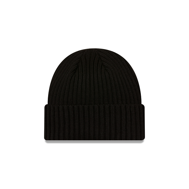 Utah Jazz NBA New Era Men Black Core Classic Cuff Knit Beanie product image 2, provided for visual reference and product