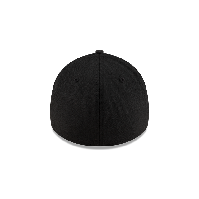 Toronto Blue Jays MLB New Era Men Black Red Leaf 39Thirty Team Classic Stretch Fit Hat product image 2, provided for visual
