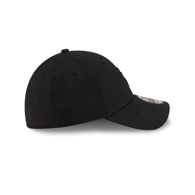 Toronto Blue Jays MLB New Era Men Black Red Leaf 39Thirty Team Classic Stretch Fit Hat product image 5, provided for visual