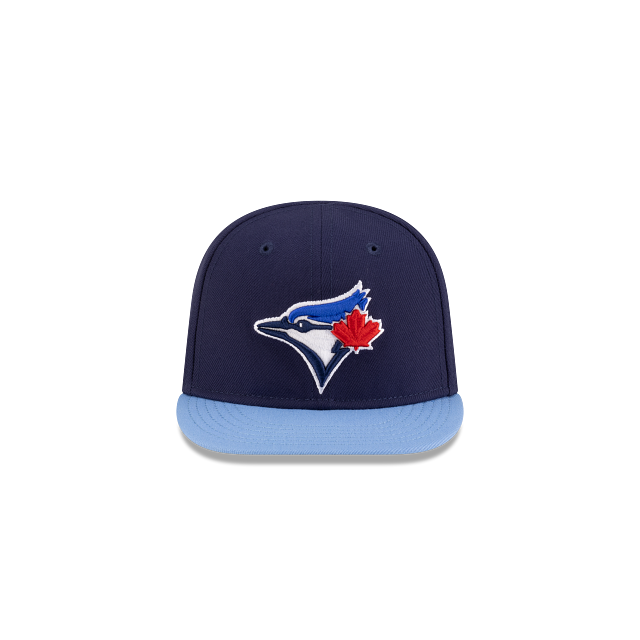 Toronto Blue Jays MLB New Era Infant Light Blue/Navy 59Fifty My 1st Cap Fitted Hat product image 3, provided for visual