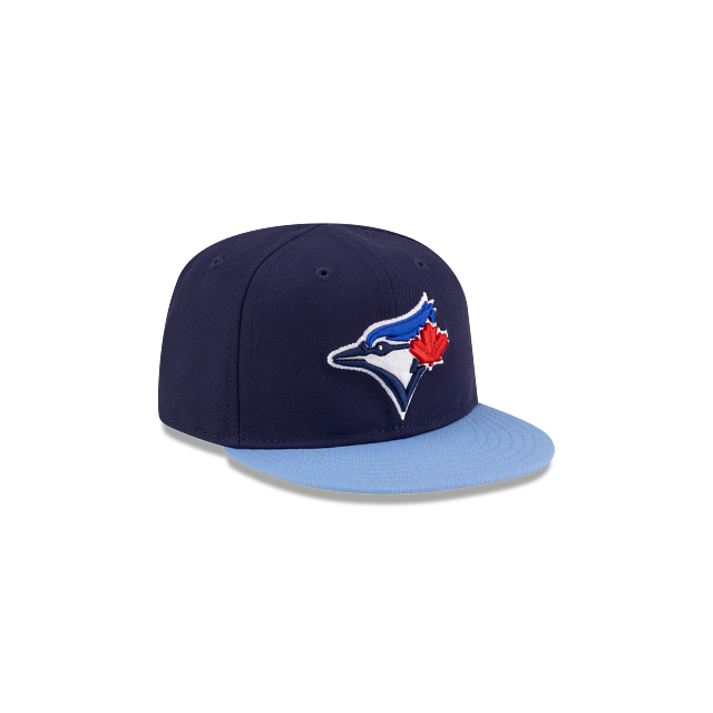 Toronto Blue Jays MLB New Era Infant Light Blue/Navy 59Fifty My 1st Cap Fitted Hat product image 4, provided for visual