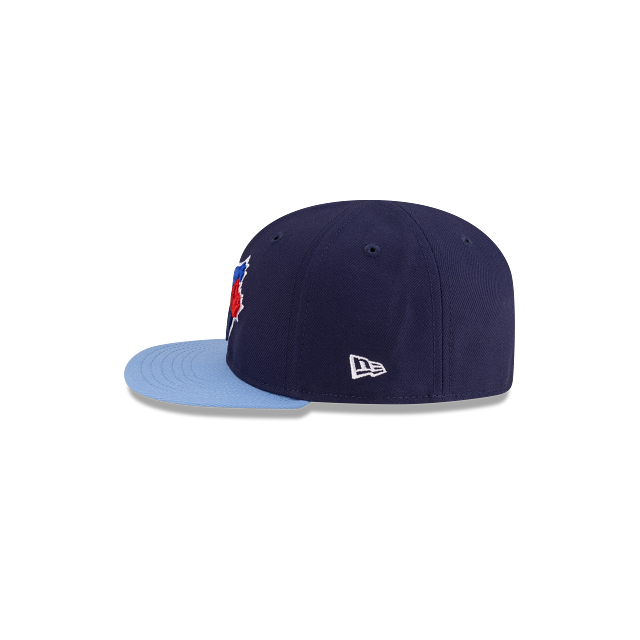 Toronto Blue Jays MLB New Era Infant Light Blue/Navy 59Fifty My 1st Cap Fitted Hat product image 5, provided for visual